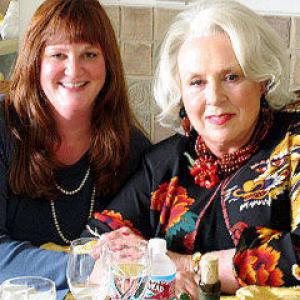 Karly Rothenberg and Doris Roberts on the set of A Time To Remember