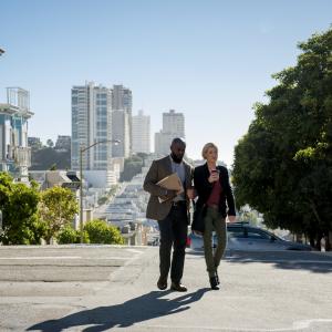 Still of Taye Diggs and Kathleen Robertson in Murder in the First 2014