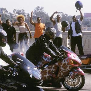 Smoke (LAURENCE FISHBURNE, right) and Dogg (KID ROCK, left) take to the streets to race for the title King of Cali..