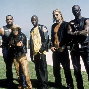 left to right Laurence Fishburne Lisa Bonet Derek Luke Kid Rock Djimon Hounsou