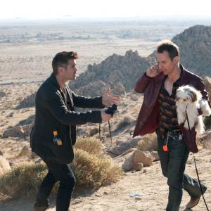 Still of Sam Rockwell and Colin Farrell in Septyni psichopatai (2012)