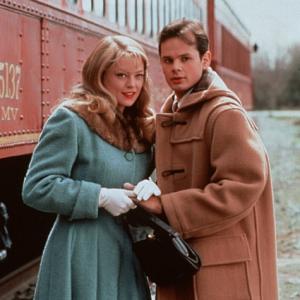 Still of Charlotte Ross and Marco Hofschneider in Foreign Student 1994