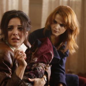 Still of Keri Russell and Audrey Esparza in The Americans