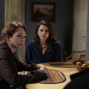 Still of Keri Russell and Holly Taylor in The Americans (2013)