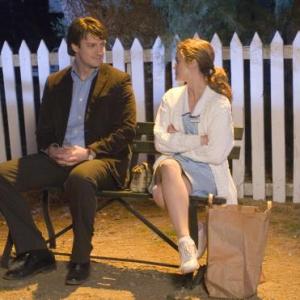 Still of Keri Russell and Nathan Fillion in Waitress 2007