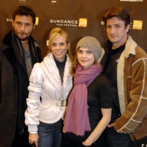 Keri Russell Jeremy Sisto Nathan Fillion and Cheryl Hines at event of Waitress 2007