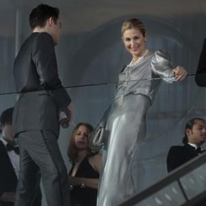 Still of Kelly Rutherford and Ed Westwick in Liezuvautoja 2007