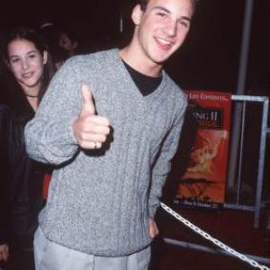 Ben Savage at event of The Lion King II Simbas Pride 1998