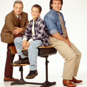 Still of Ben Savage William Daniels and Anthony Tyler Quinn in Boy Meets World 1993