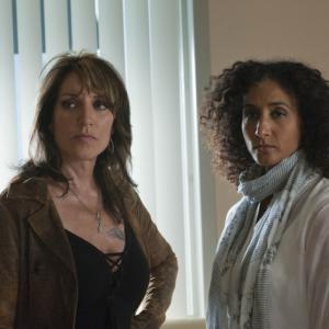 Still of Katey Sagal and Bellina Logan in Sons of Anarchy 2008