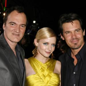 Quentin Tarantino Josh Brolin and Marley Shelton at event of Grindhouse 2007