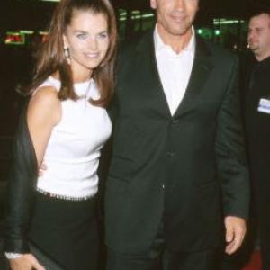 Arnold Schwarzenegger and Maria Shriver at event of End of Days 1999