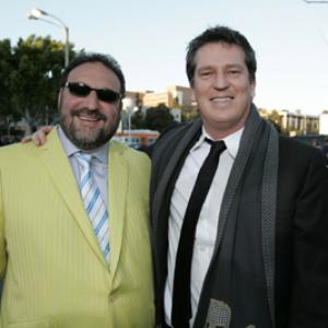 Joel Silver and Stephen Hopkins at event of The Reaping 2007