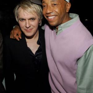 Nick Rhodes and Russell Simmons