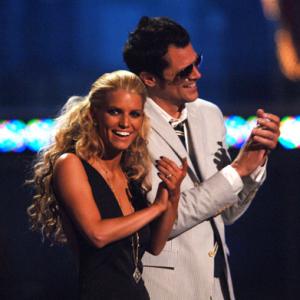 Jessica Simpson and Johnny Knoxville