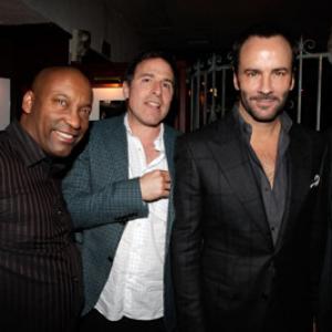 John Singleton George Hickenlooper David O Russell and Tom Ford at event of A Single Man 2009