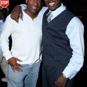 John Singleton and Tyrese Gibson at event of Transformers 2007