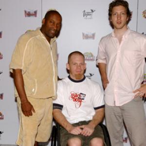 John Singleton Henry Alex Rubin and Mark Zupan at event of Murderball 2005