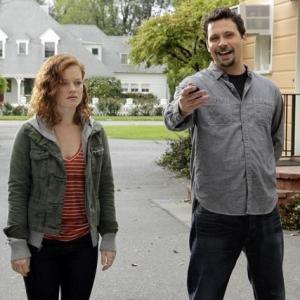 Still of Jeremy Sisto and Jane Levy in Suburgatory 2011