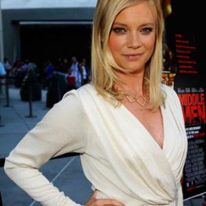 Amy Smart at event of Middle Men 2009