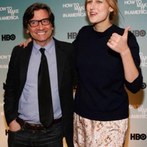 Griffin Dunne and Leelee Sobieski at event of How to Make It in America (2010)