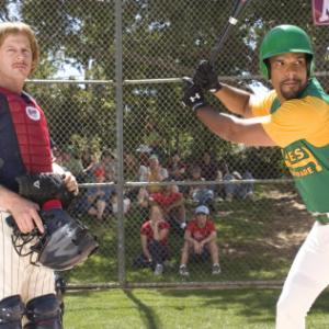 Still of David Spade and Amaury Nolasco in The Benchwarmers (2006)