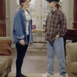 Still of David Spade and Ana Gasteyer in Just Shoot Me! 1997