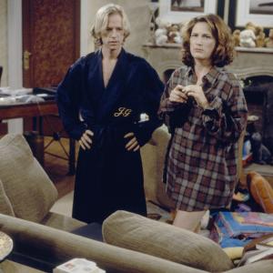 Still of David Spade and Ana Gasteyer in Just Shoot Me! 1997