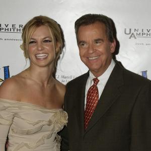 Britney Spears and Dick Clark