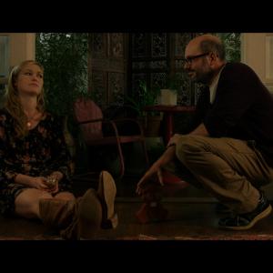 Still of Julia Stiles and David Cross in It's a Disaster (2012)