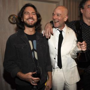 Michael Stipe and Eddie Vedder