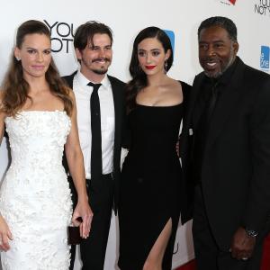 Ernie Hudson, Emmy Rossum, Hilary Swank and Jason Ritter at event of You're Not You (2014)