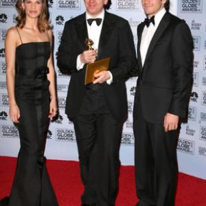 Hilary Swank, Jake Gyllenhaal and Peter Morgan