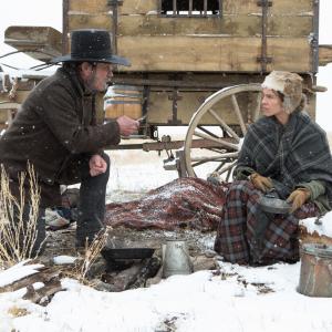 Still of Tommy Lee Jones and Hilary Swank in The Homesman (2014)