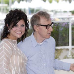 Woody Allen and Tiffani Thiessen at event of Hollywood Ending (2002)
