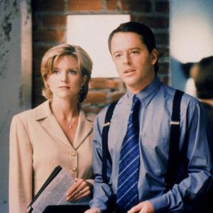 Still of Gil Bellows and Courtney ThorneSmith in Ally McBeal 1997