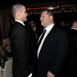 Justin Timberlake and Harvey Weinstein