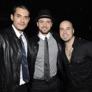 Justin Timberlake Chris Daughtry and John Mayer
