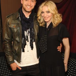 Madonna and Justin Timberlake at event of Madonna: Live from Roseland Ballroom (2008)