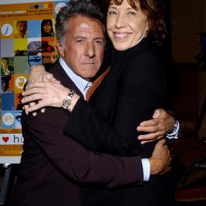 Dustin Hoffman and Lily Tomlin at event of I Heart Huckabees 2004