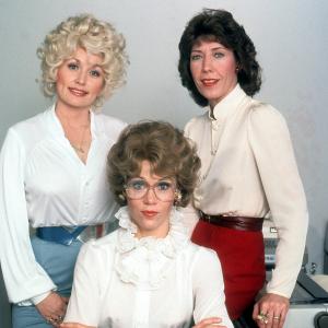 Still of Jane Fonda, Dolly Parton and Lily Tomlin in Nine to Five (1980)