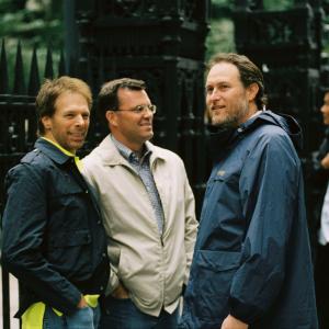 Still of Jerry Bruckheimer, Jon Turteltaub and Chad Oman in National Treasure (2004)