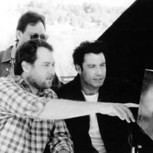 Still of John Travolta and Jon Turteltaub in Phenomenon 1996