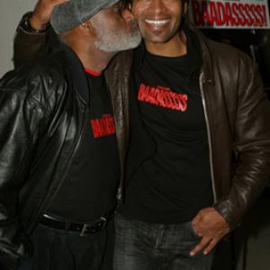 Mario Van Peebles and Melvin Van Peebles at event of How to Get the Mans Foot Outta Your Ass 2003