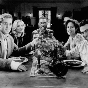 Still of Cameron Diaz Annabeth Gish Courtney B Vance Ron Eldard and Jonathan Penner in The Last Supper 1995