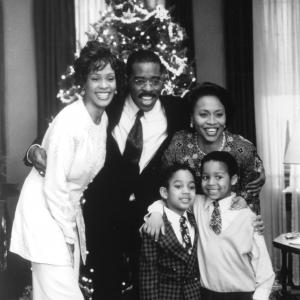 Still of Whitney Houston Courtney B Vance Justin Pierre Edmund and Jenifer Lewis in The Preachers Wife 1996