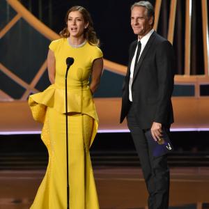 Scott Bakula and Kate Walsh at event of The 66th Primetime Emmy Awards 2014