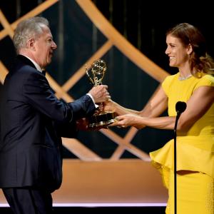 Kate Walsh and Colin Bucksey at event of The 66th Primetime Emmy Awards (2014)