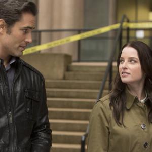 Still of Victor Webster and Rachel Nichols in Continuum 2012