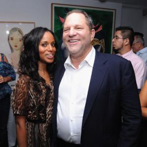 Harvey Weinstein and Kerry Washington at event of The Tillman Story 2010
